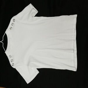 Zara Trafaluc top white sz L